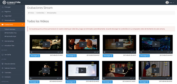 grabar streaming video
